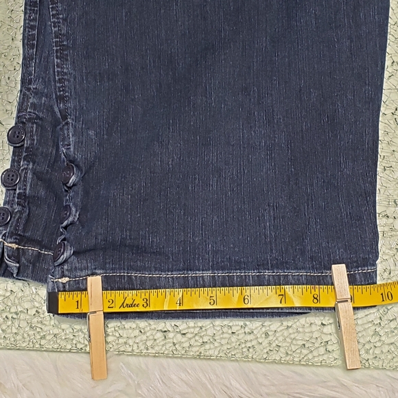 GLORIA VANDERBILT JEAN CAPRIS SIZE 12 - Picture 7 of 9